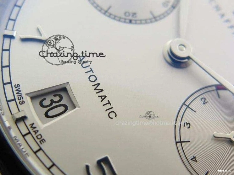 MIROTIME 0125 Bold Portuguese Real PR IW500704 ZF 1:1 Best Edition On Black Leather Strap A 7374